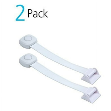 Safety 1st OutSmart Toilet Lock 2pk, White, Toddler