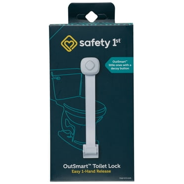 Safety 1st OutSmart Toilet Lock, White, Toddler