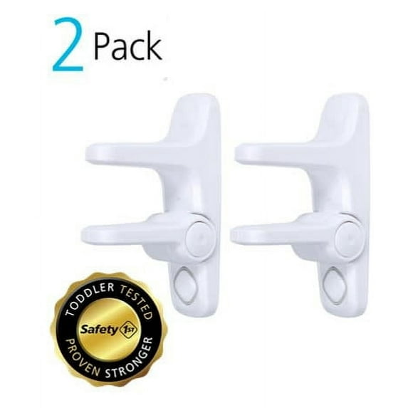 Safety 1st Outsmart Lever Handle Lock 2pk, White, Toddler