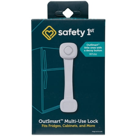 Safety 1st Outsmart Multi Use Lock, White, Toddler