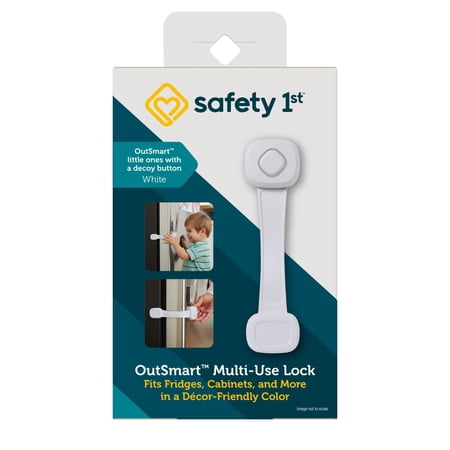Safety 1st Outsmart Multi Use Lock, White, Toddler