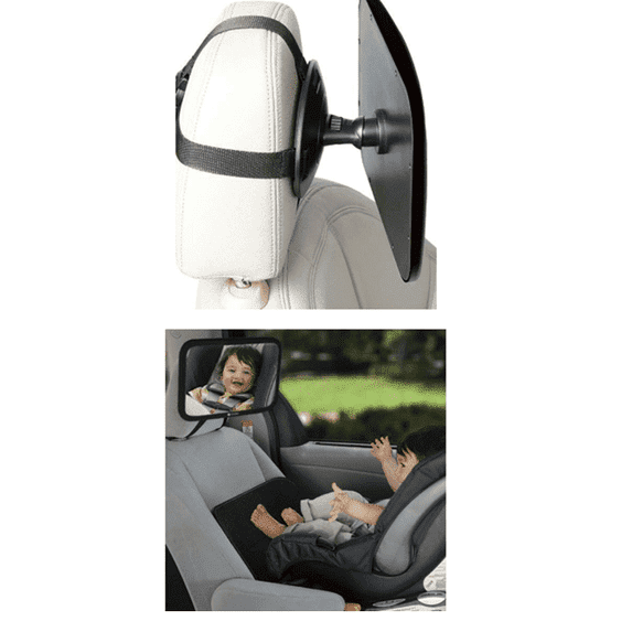 Safety 1st Pivoting Car Seat Mirror for Kids and Babies, Essential Car Accessories for Parents