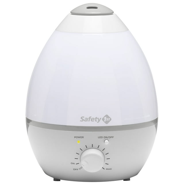 Safety 1st Rest Easy Ultrasonic Cool Mist 3-in-1 Humidifier, Grey