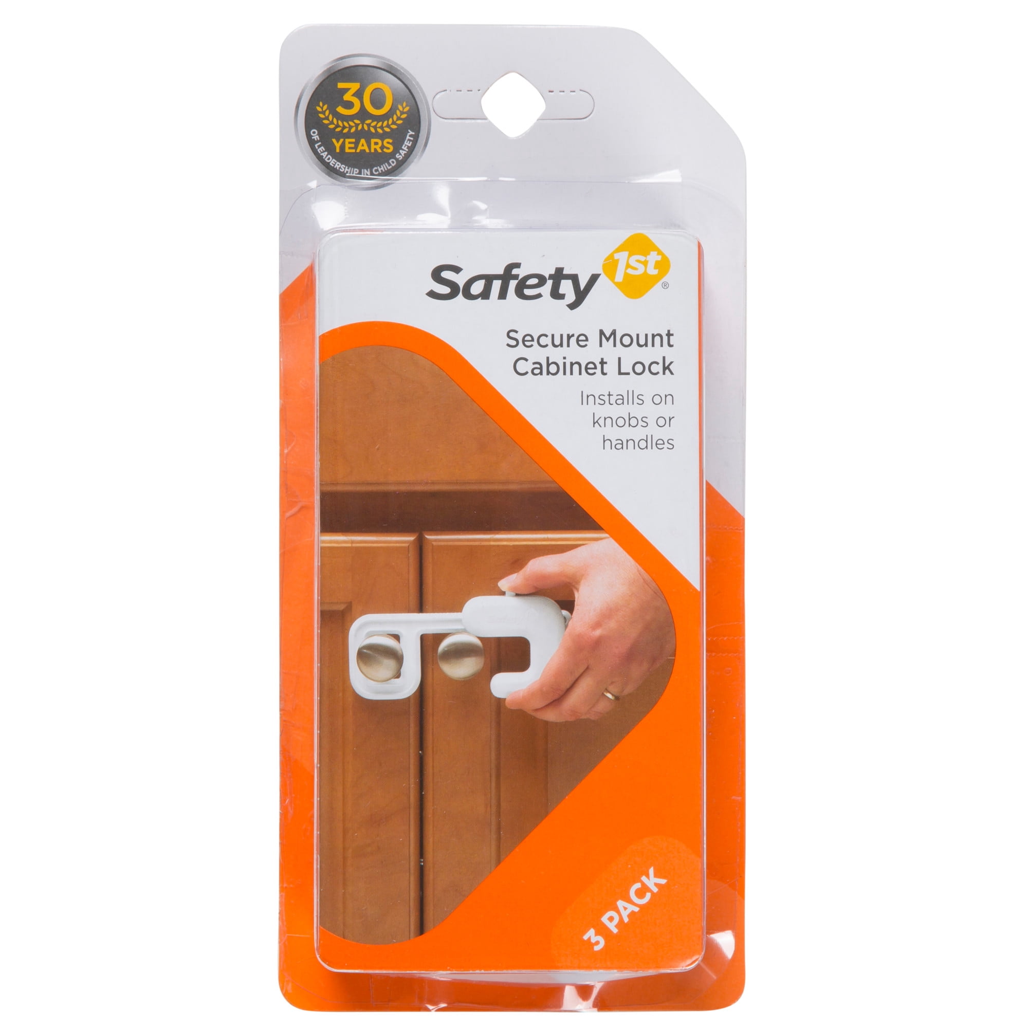 Safety 1st Secure Mount Cabinet Lock (3pk) - Walmart.com