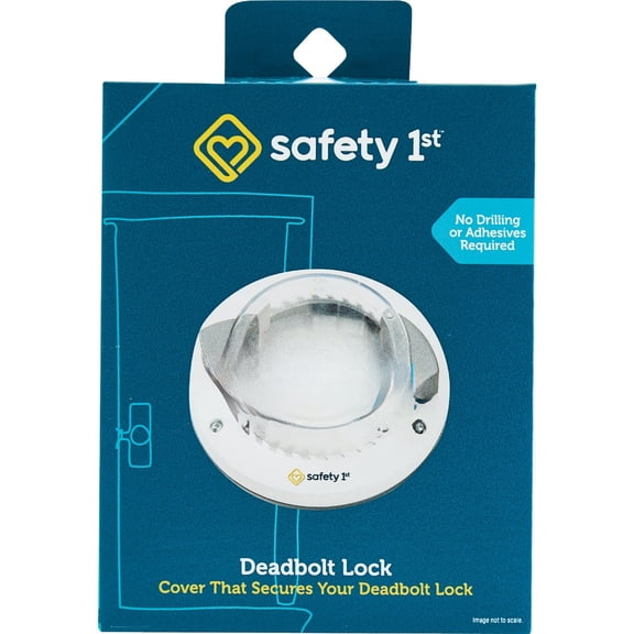 Safety 1st Secure Mount Deadbolt Lock,White