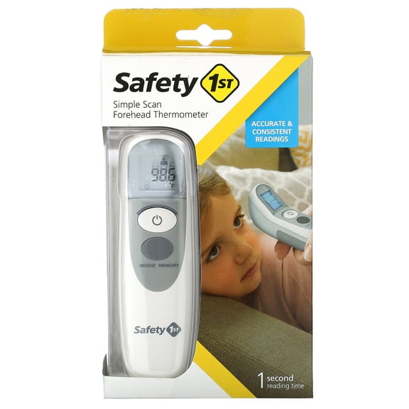 Safety 1st Simple Scan Forehead Thermometer, Grey,