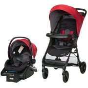 Safety 1st Smooth Ride Travel System Stroller and Infant Car Seat, Black Cherry, Toddler, Unisex