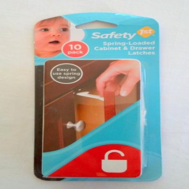 Safety 1st SpringLoaded & Drawer Latches, 10 Pack