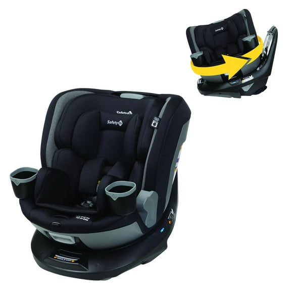 Safety 1st Turn and Go 360 Rotating All-in-One Convertible Car Seat, Black Beauty