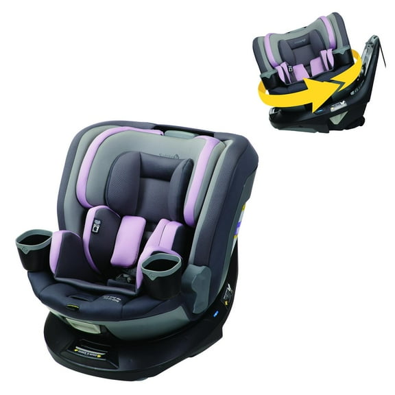 Safety 1st Turn and Go 360° Rotating All-in-One Infant & Toddler Convertible Car Seat, Victorian Lavender, Unisex
