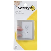Safety 1st Ultra Clear Plug Protectors 12pk, Clear