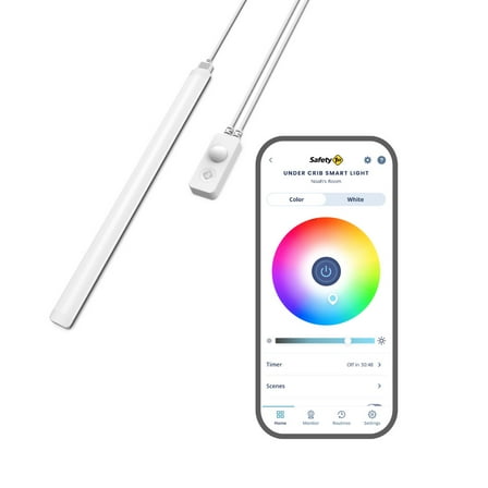 Safety 1st Under Crib Smart Light, White, Toddler