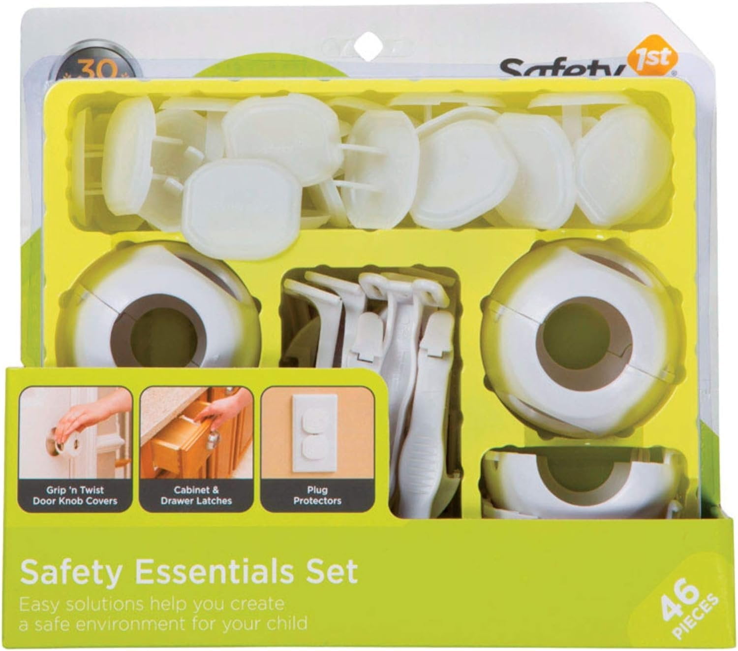 Safety 1st White Plastic Childproofing Kit 46 Pc Walmart Safety 1st White Plastic Childproofing Kit 46 Pc Walmart