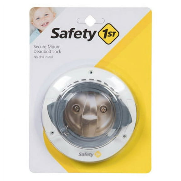 Safety 1st/dorel Secure Mount Deadbolt Lock with Clear Panel