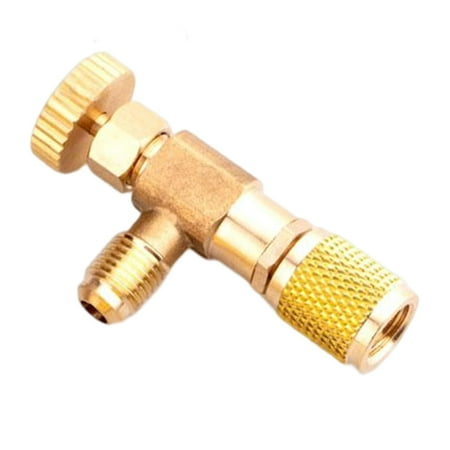 Safety Adapter Control s Connector Quick Coupler Compact Refrigeration Charging Adapter for Safety Service Replacement Part Style E