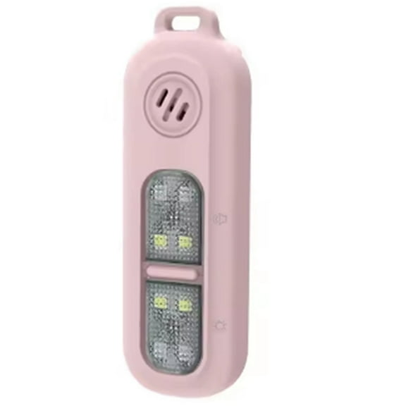 Safety Alarm Keychain 130dB for Women USB Rechargeable Protection Emergency LED Light Alarm for Night Running Outdoor