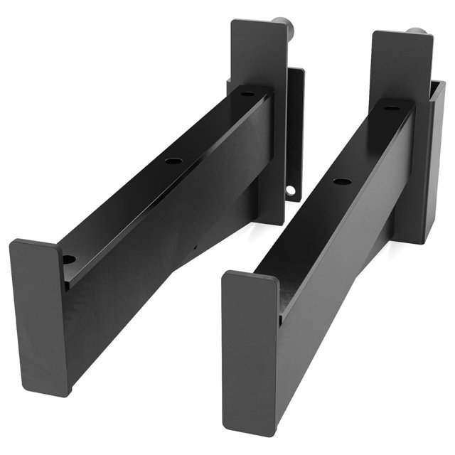 Safety Arms with 750lb Capacity for Power & Squat Racks. Compatible