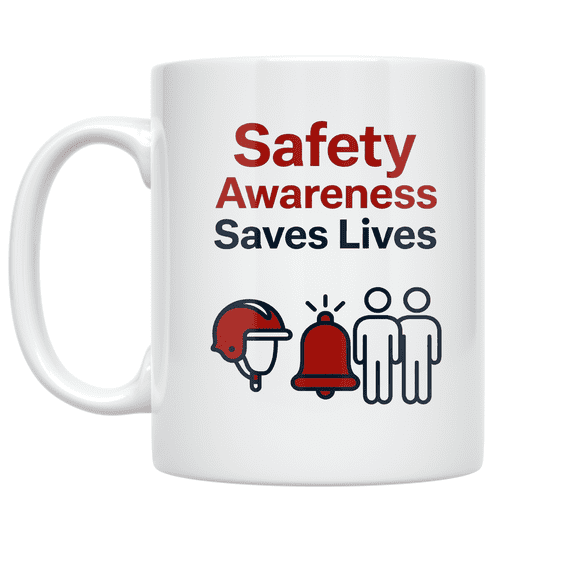 Safety Awareness Saves Lives Design - Community Advocate - 11 oz Ceramic Mug