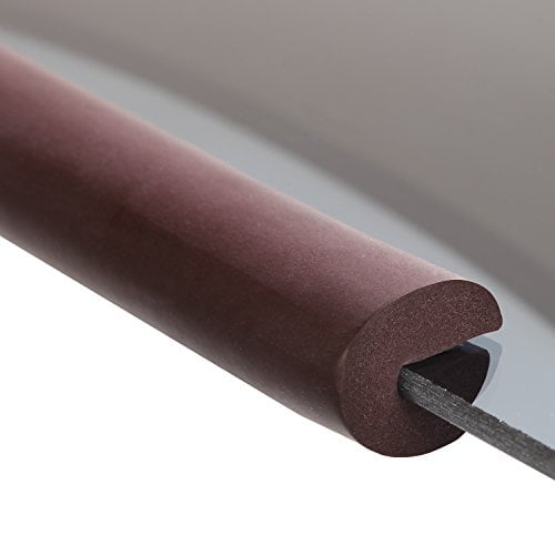 Safety Baby Foam Corner Protector / Baby Proofing Edge Guard - Brown