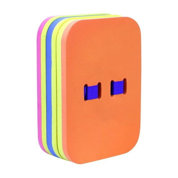Safety Back Float for Young Swimmers with 3-Layer Adjustable Swim Belt, Orange Swim Float with Safety Clip
