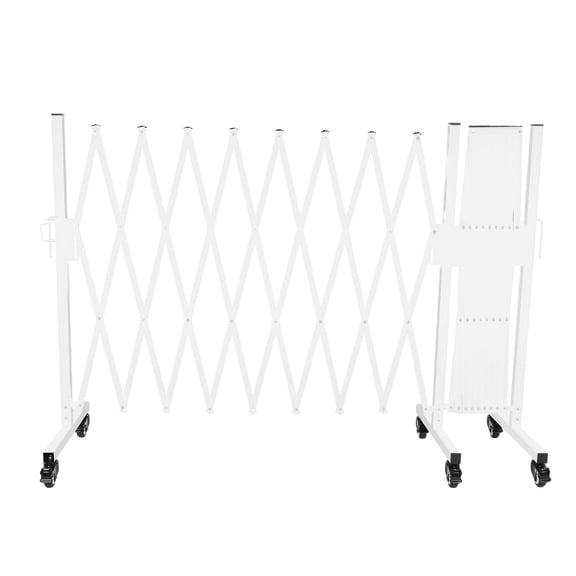 Safety Barrier, Mobile Folding Gate, Portable Fence Gate for garages, stairs Iron, Aluminum, Rubber, Plastic Spraying Plastics 6 * Lockable Universal Wheels