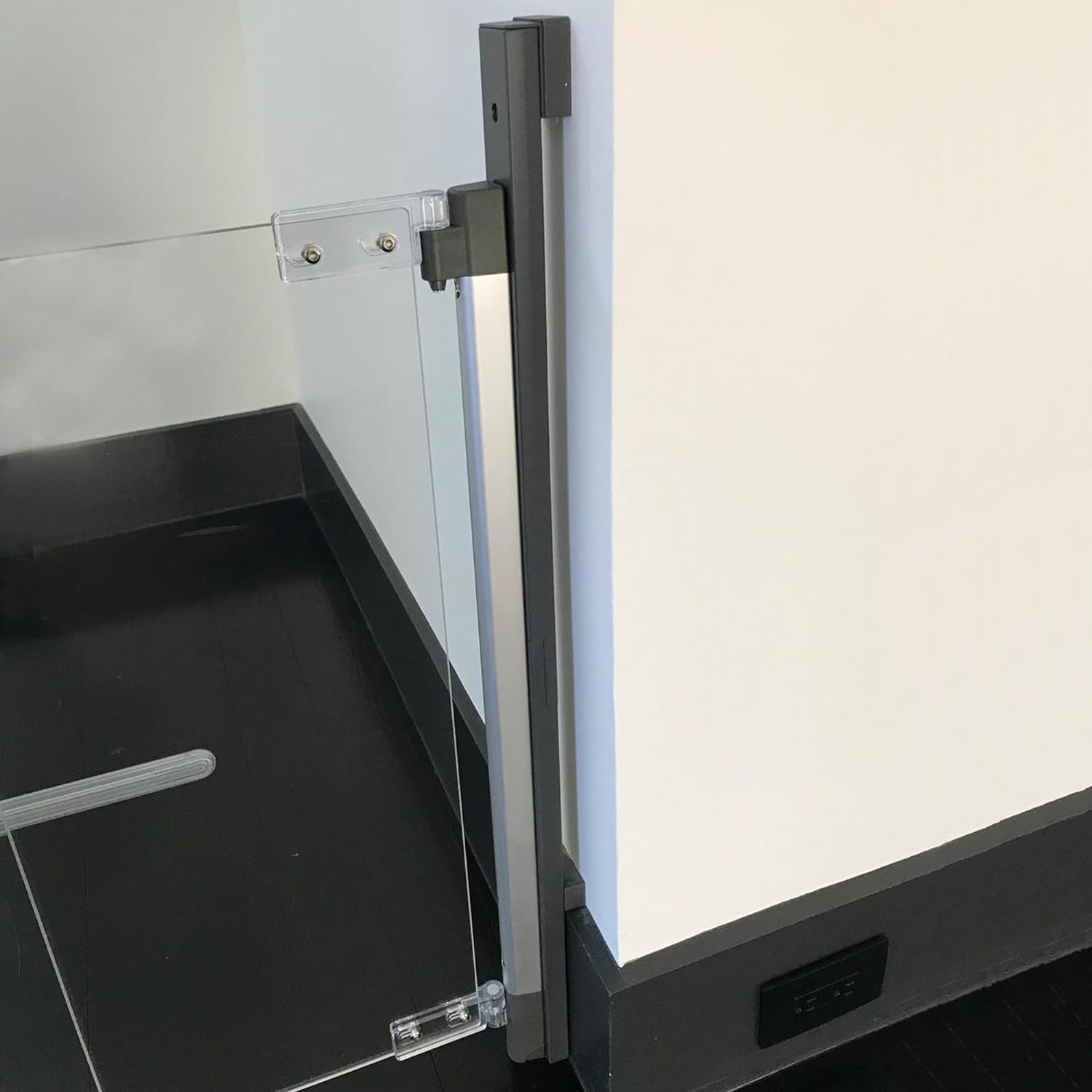 Safety Baseboard Adapter for All Baby Gates Slate Professional