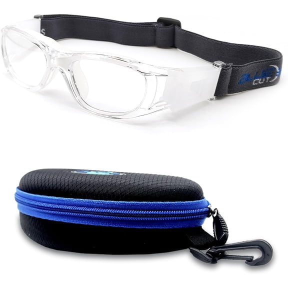 Safety Basketball Goggles For Kids for Outdoor Sports Soccer Football Anti Fog Replaceable to Prescription Lenses