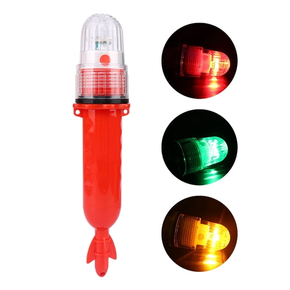 Safety Beacon Light Boat Flares Kayak Navigation Lights Emergency Flares Warning Flashing Bar, Electronic Visual Distress Signal Lamp for Pontoon Ship Kayaking Marine Night Paddling, 10.24"