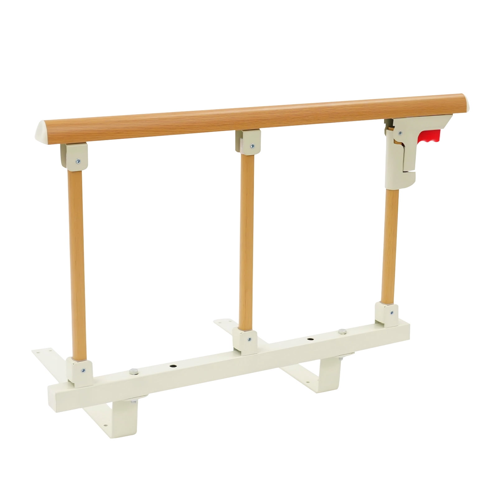 Safety Railing Boots Safety Bed Rail for Seniors & Toddlers, Folding Bed Guard Rail with 3 ...
