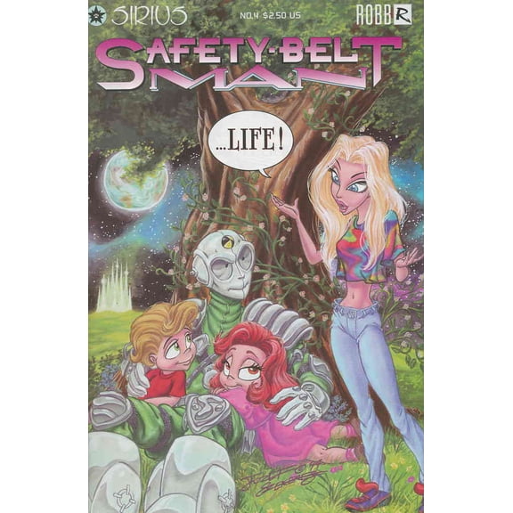 Safety-Belt Man #4 VF ; Sirius Comic Book