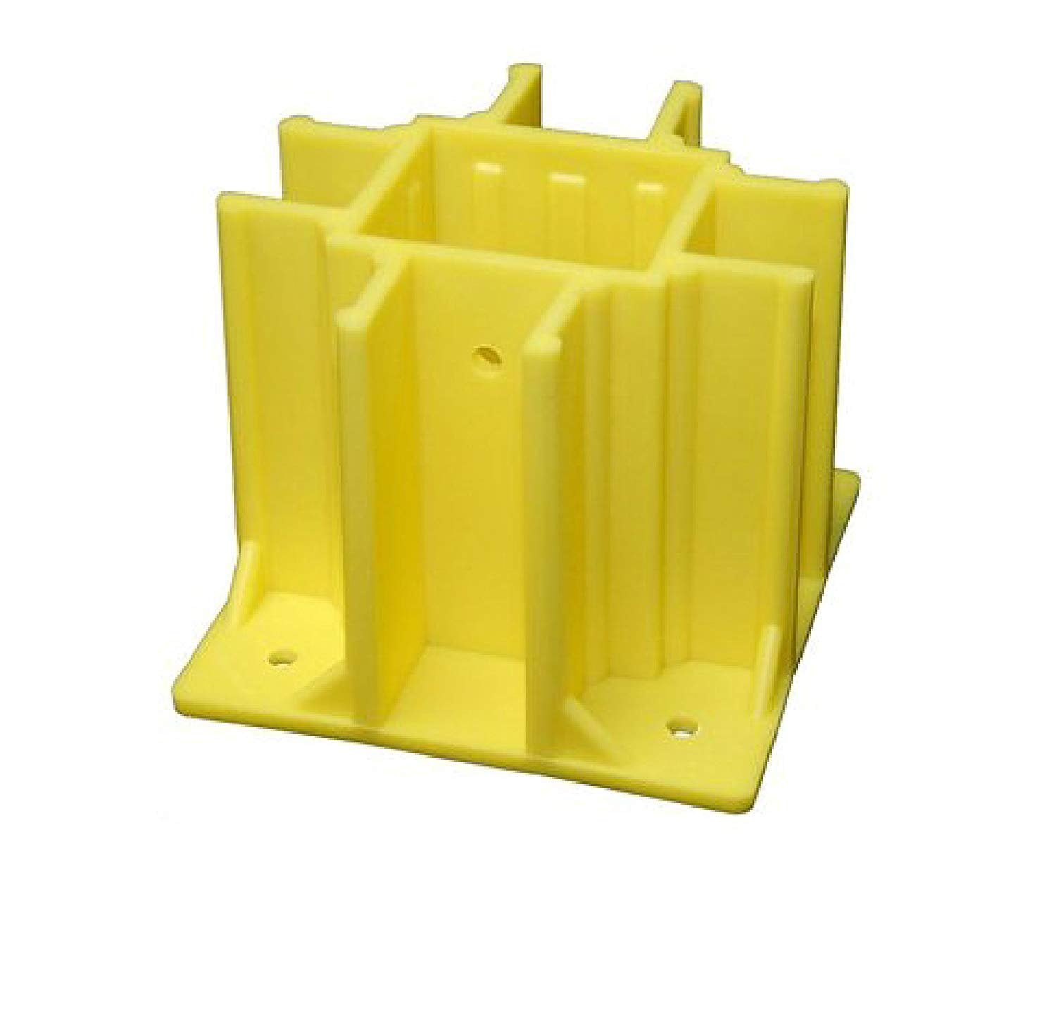 Safety Boot Yellow OSHA Compliant Guardrail Base with Toeboard