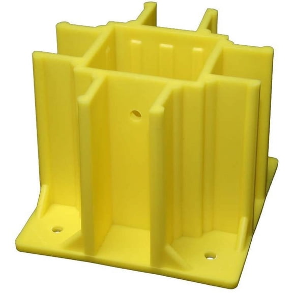 Safety Boot Yellow OSHA Temporary Guard Rail System by Safety Maker 4 Units