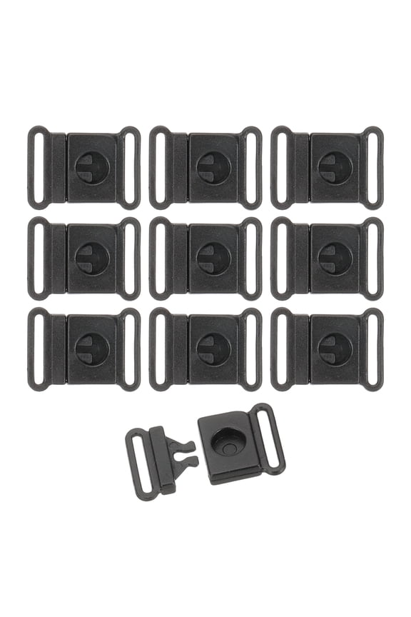 Safety Breakaway Buckle Plastic Flat Snap Insert Buckle for Harness and Strap Use 3/8"