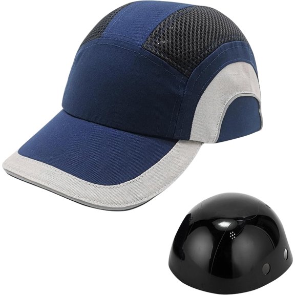 Safety Bump Cap Safety Hard Hat Head Protection Cap Breathable Baseball Hat Style Comfortable Head Protection Hat