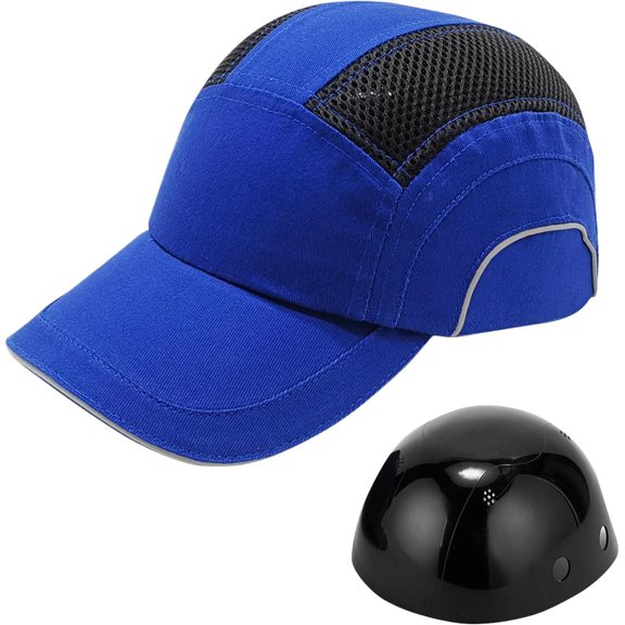 Safety Bump Cap Safety Hard Hat Head Protection Cap Breathable Baseball Hat Style Comfortable Head Protection Hat