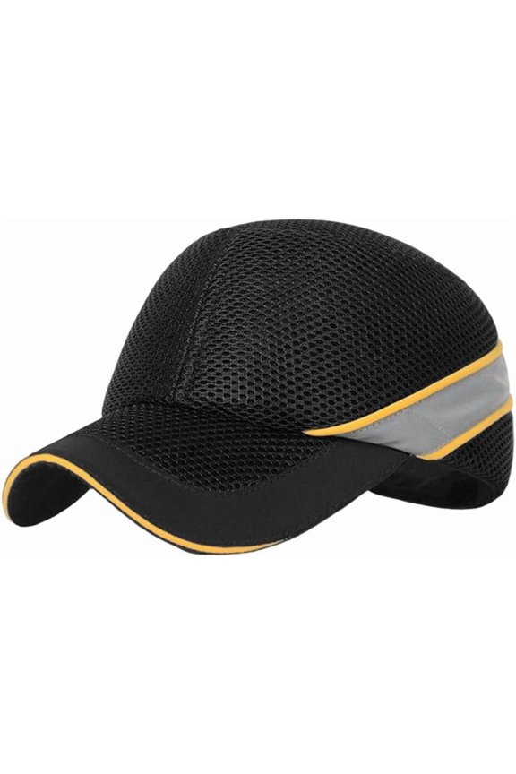 Safety Bump Caps Safety Hard Hat Baseball Hats with Bump Insert Head Protection Wide-Angle Adjustable Baseball Hats with Breathable Mesh