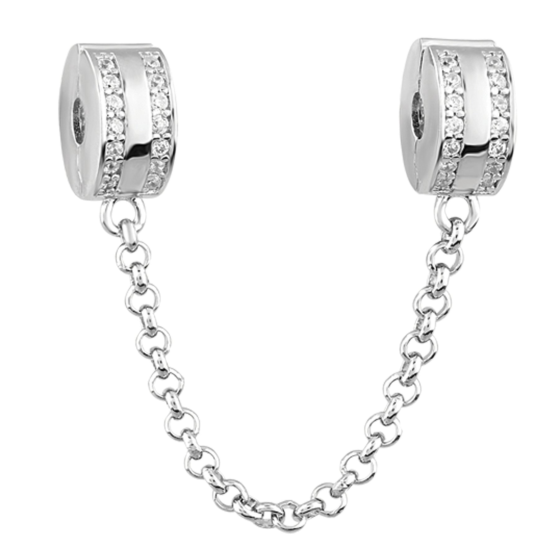 Sterling Silver 1mm Bracelet Safety Chain Safety Chain for Your