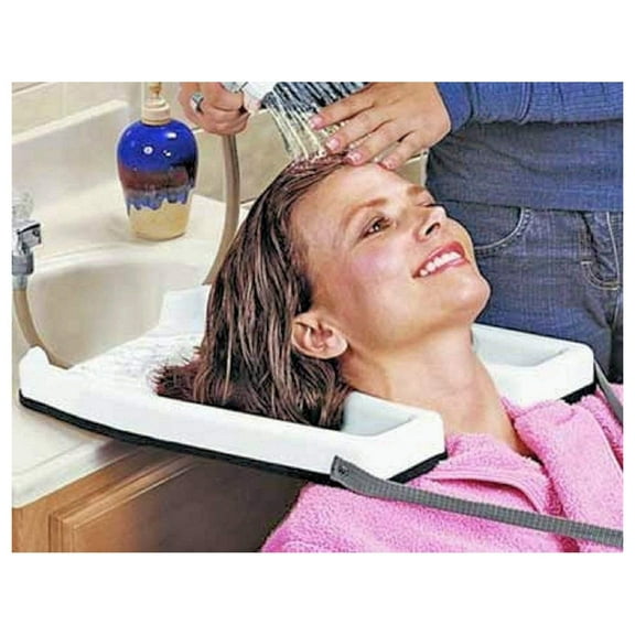 Safety Contoured portable salon home Shampoo hair washing sink tub tray Medical