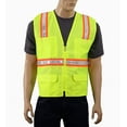 thumbnail image 1 of Safety Depot Yellow Reflective Safety Vest with Pockets 8048A-L, 1 of 2