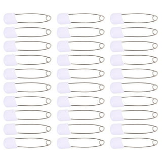 Buy 20pcs White Safety Pins Baby Nappy Diaper Cloth Nappies Crafts