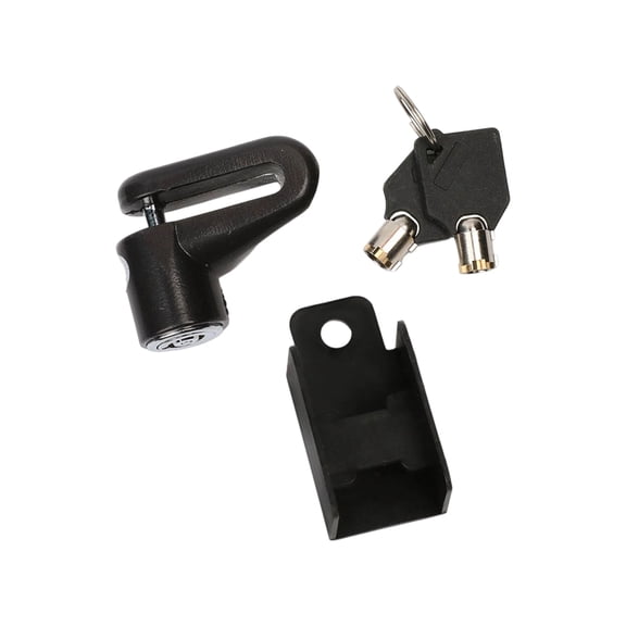 Safety Disc Wheel Lock with Key, Mountain Bicycles Brakes Padlock Motorcycle Bikes AntiTheft Wheel Disc Brakes Lock