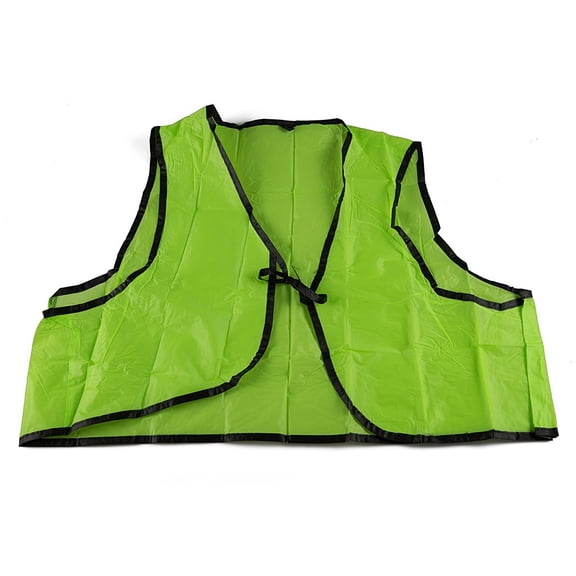 Safety Disposable Vest High Visibility One Size Fits Most Lime Green