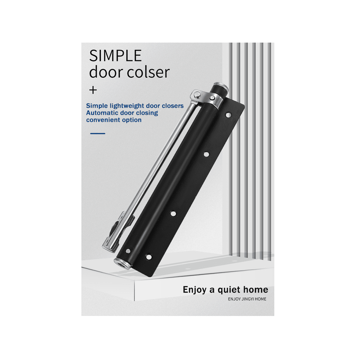 Safety Door Closers,Residential Door Closer,Screen Door Closer, Adjustable Automatic Door Closer