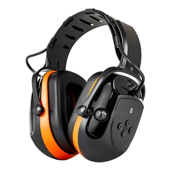 Safety Earmuffs Electronic, Bluetooth 5.1 Noise Reduction, NRR23dB Hearing Protection for Shooting, Hunting, Industrial Work