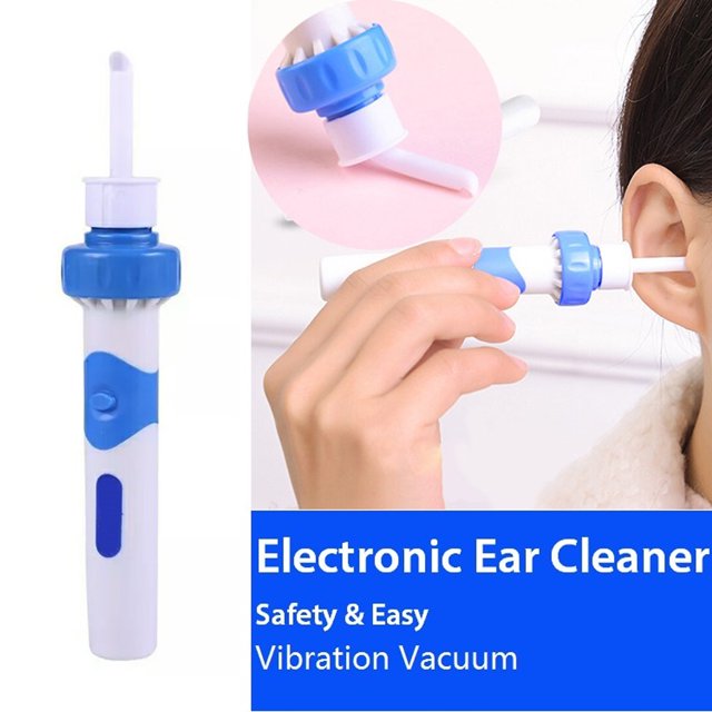 Safety Electric Cordless Vacuum Ear Cleaner Wax Remover Painless