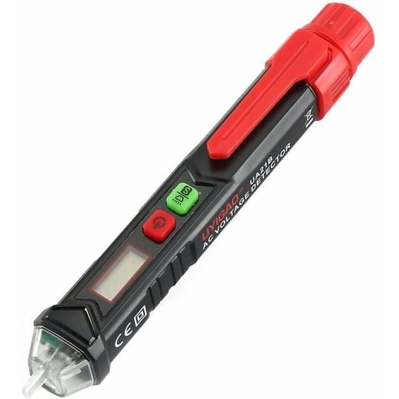 Safety-Enhanced Non-Contact Voltage Detector, Ideal for Circuit Breakers and Junction Boxes with Durable Plastic Case