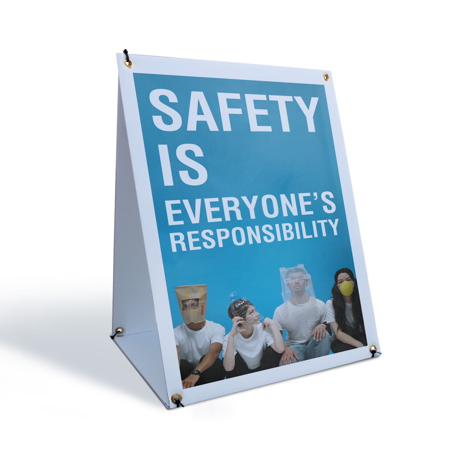 Awareness Signanges Safety Is Everyone's Responsibility Sidewalk Sign 24 Inch x 36 Inch A ...