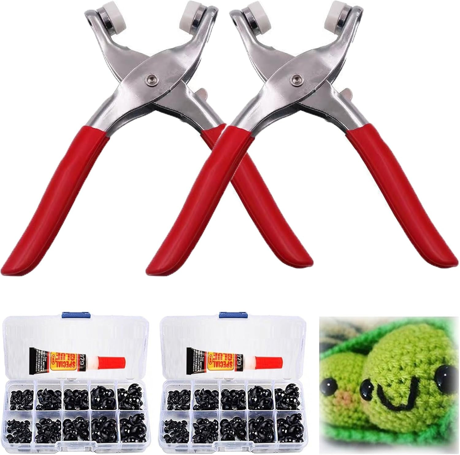 Safety Eye Pliers Safety Eye Snapper Tool Auxiliary Tool for Attaching ...