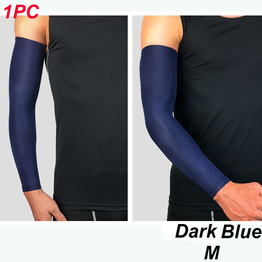 Safety Fabric Elastic Sports Basketball Arm Sleeves Sun Protection