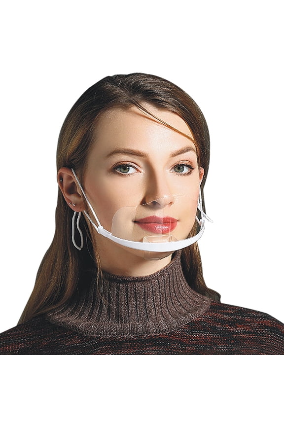 Safety Face Shield 10 Pack Reusable Goggle Shield Face Visor Transparent Anti-Fog Layer from SplashChef waiter to prevent saliva from splashing